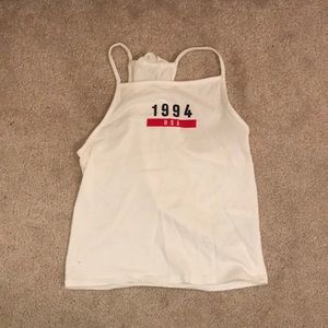 White H&M tank top. Size 8-10Y.